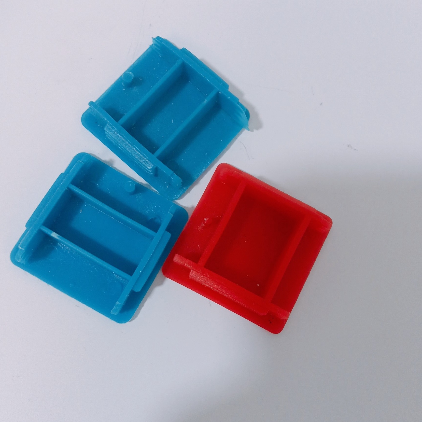 Square 41mm Strut Channel End Cap Customized Plastic Pvc C Channels