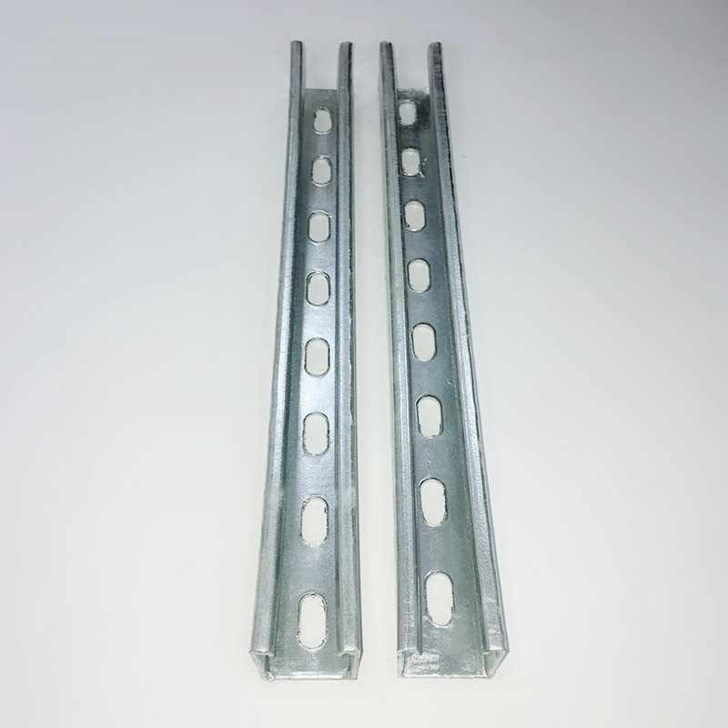 Cold Formed Section Slotted Steel Strut C Channel Powder coated