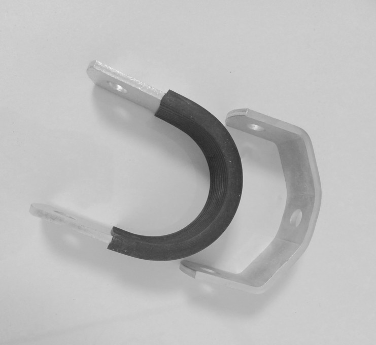 Polishing beam clamps Rubber Plastic Steel Conduit Clips EPDM Cable