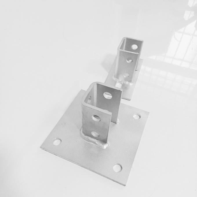 3MM Zinc Plated Strut Channel Fittings Hot Dip Galvanized Unistrut Bracket